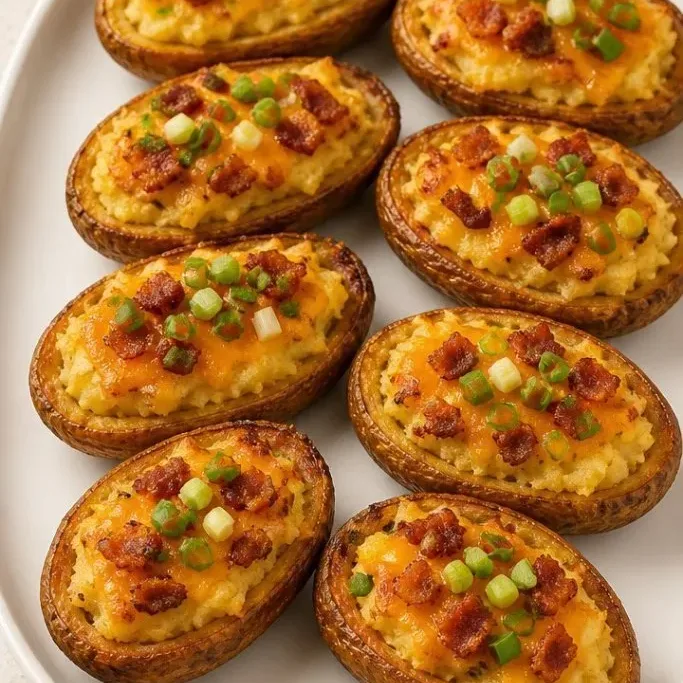 Double Stuffed Baked Potatoes