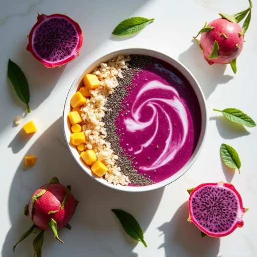 Dragon Fruit and Coconut Fusion