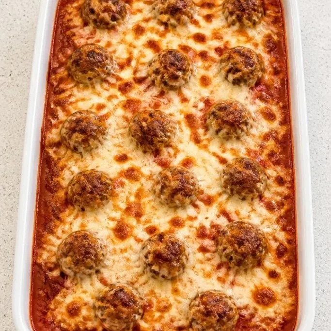 Dump And Bake Meatball Casserole