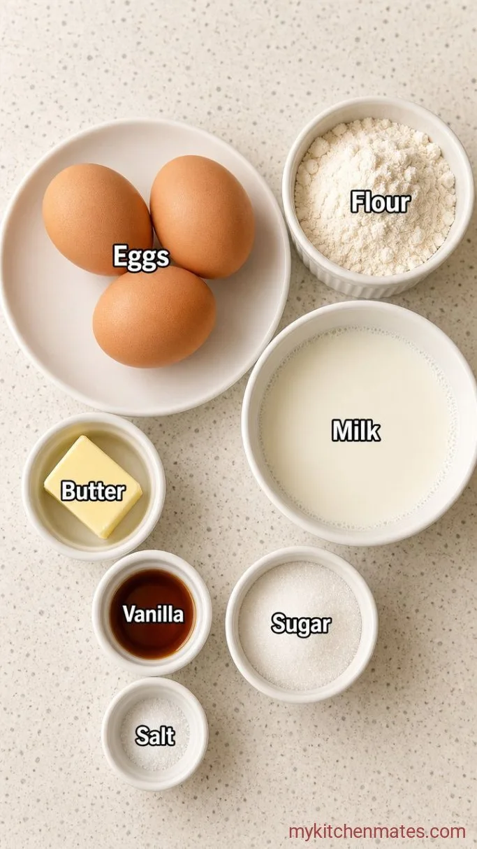 Puffy Dutch Baby Pancake (Ready in 30 Minutes) Ingredients