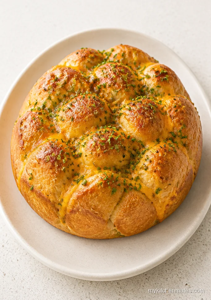 Dutch Oven Cheesy Pull-Apart Bread
