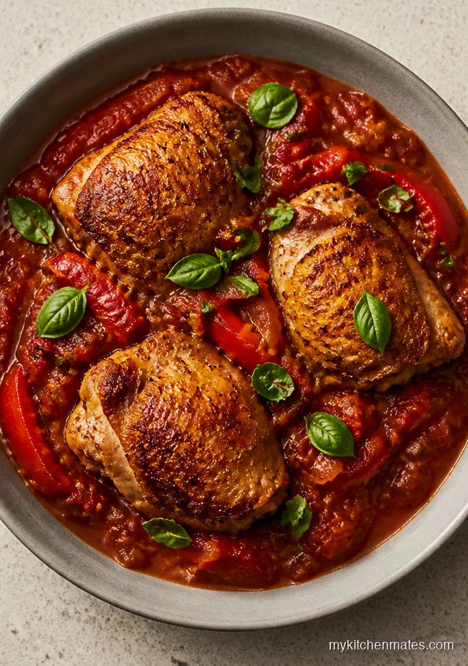 Dutch Oven Chicken Cacciatore