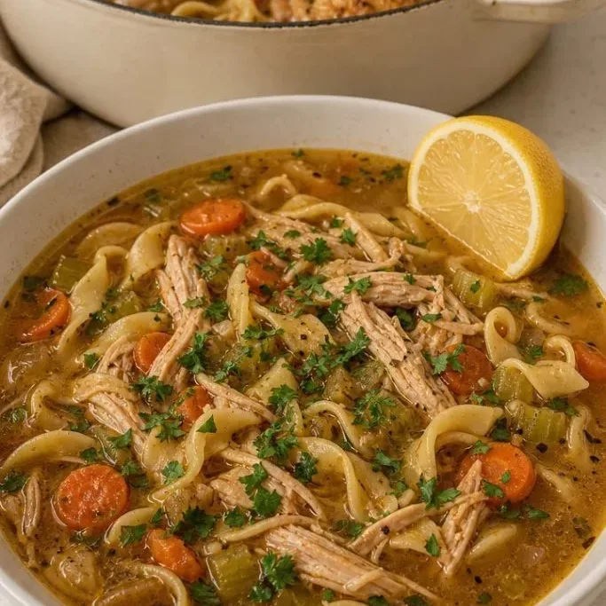 From-Scratch Dutch Oven Chicken Noodle Soup Dutch Oven Chicken Noodle Soup