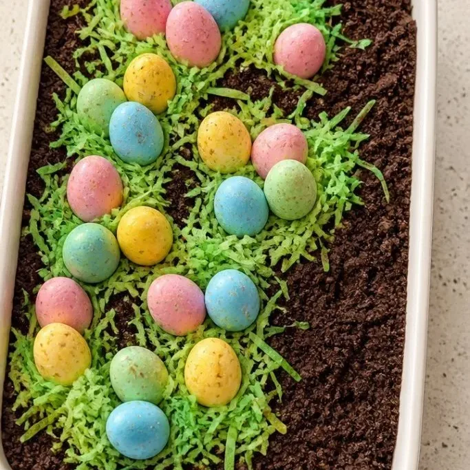 Easter Dirt Cake Casserole