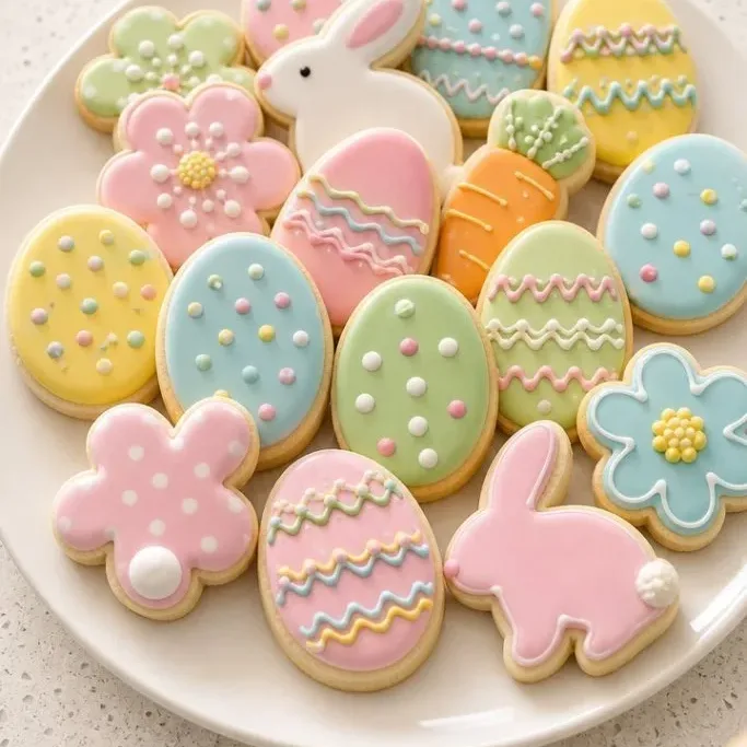 Soft Easter Sugar Cookies (That Hold Their Shape) Easter Sugar Cookies