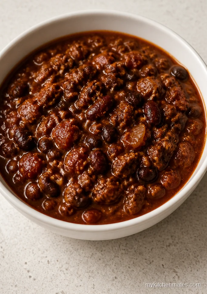 Easy Beef and Bean Chili