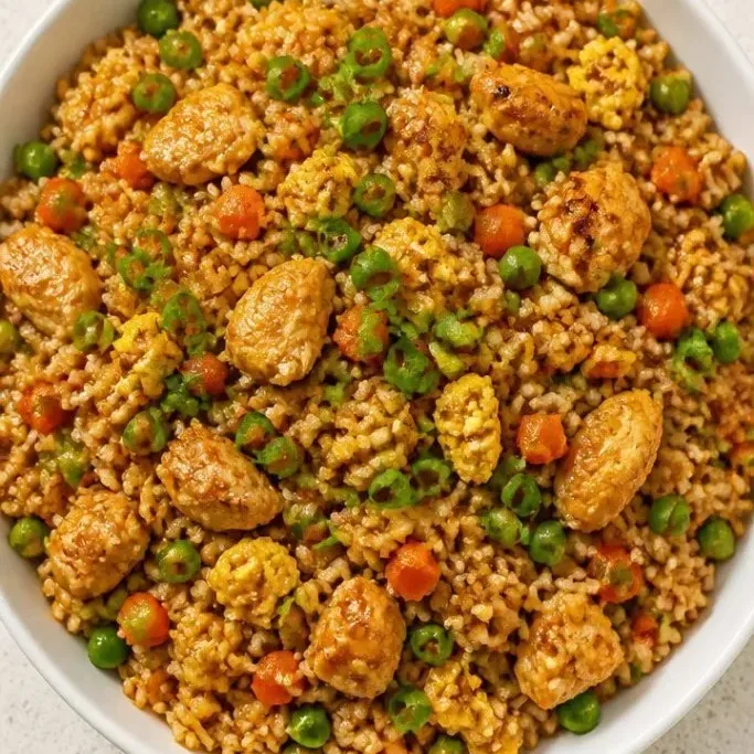 One-Pan Easy Chicken Fried Rice easy chicken fried rice