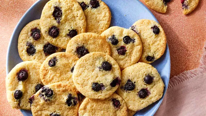 Easy Lemon-Blueberry Cookies Food photo of Easy Lemon-Blueberry Cookies
