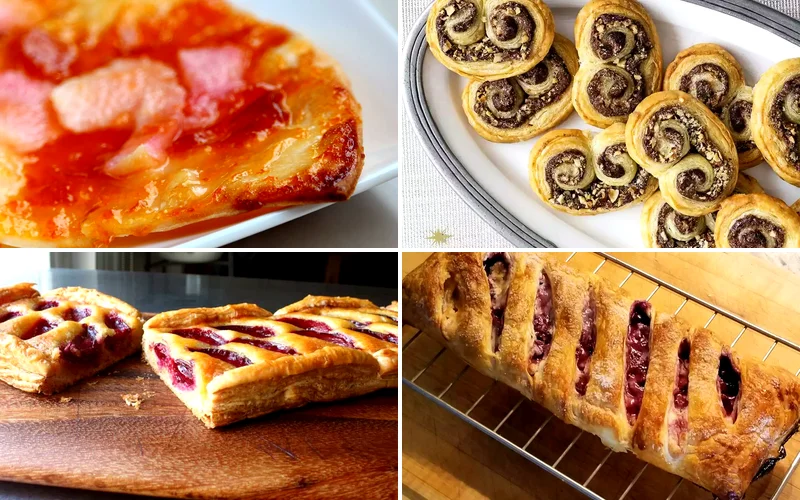 15 Simple Desserts Using Store-Bought Puff Pastry Sheets easy puff pastry desserts featured