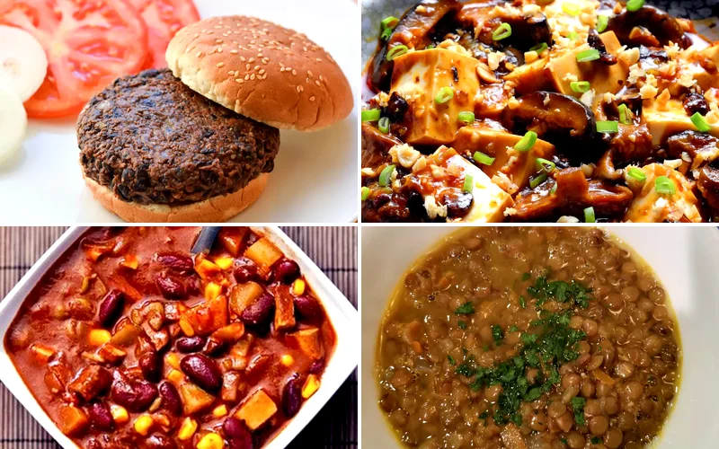 17 Simple Plant-Based Dinners for Busy Weeknight Cooking easy vegan dinners featured