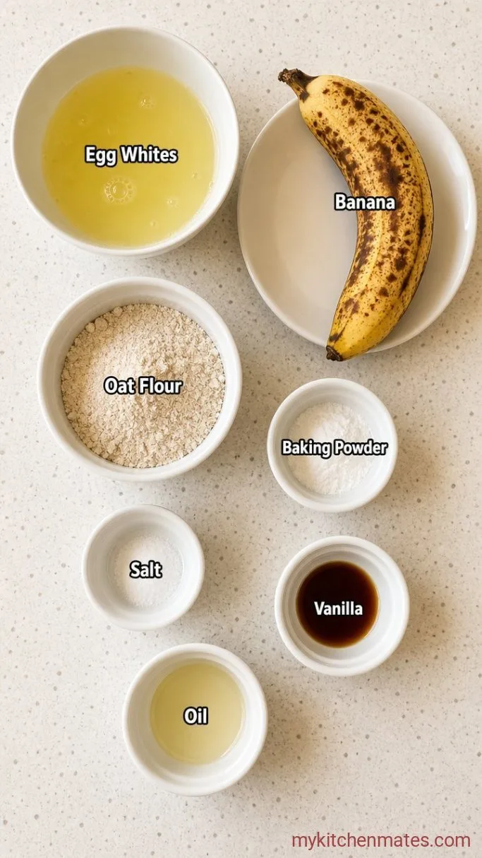 4-Ingredient Fluffy Egg White Pancakes Ingredients