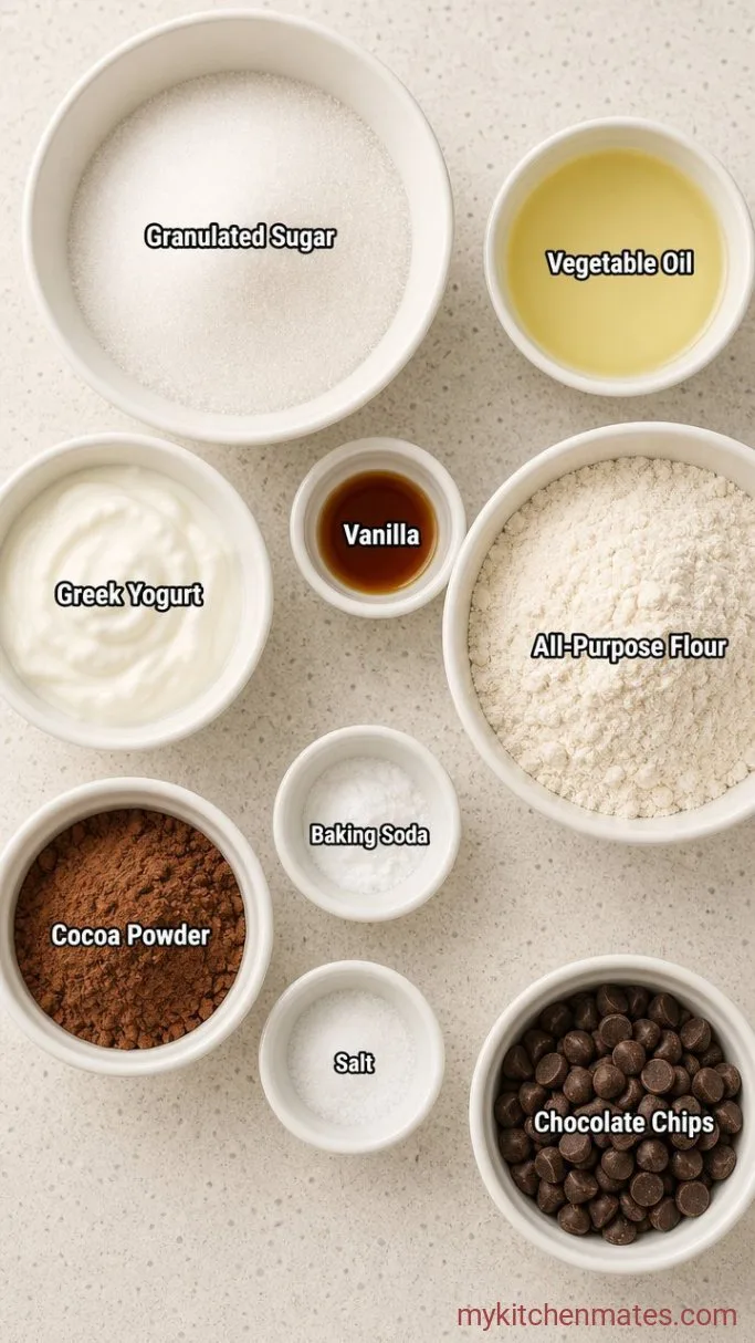Fudgy Eggless Brownies (Ready in 40 Minutes) Ingredients