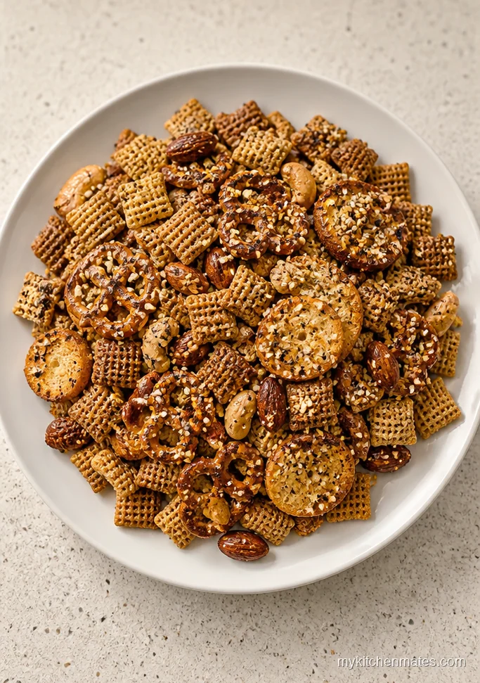 Everything Bagel Fall Chex Mix