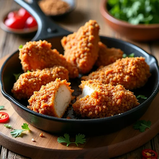 Extra Crispy Cajun-Style Fried Chicken