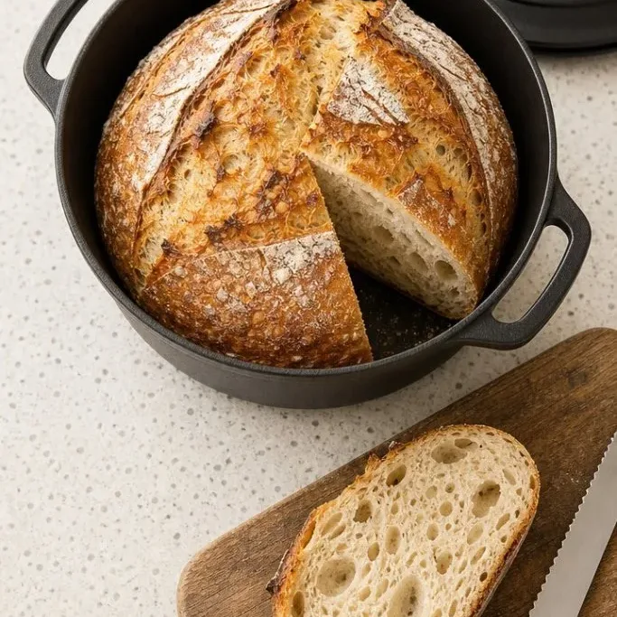 Simple No-Knead Farmhouse On Boone Sourdough Bread Farmhouse On Boone Sourdough Bread