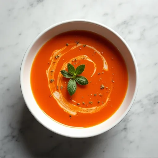 Fire-Roasted Tomato and Garlic Soup