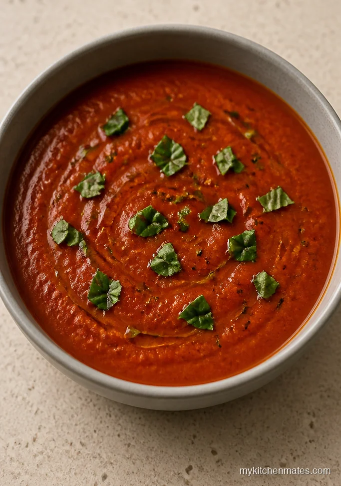 Fire-Roasted Tomato and Red Pepper Soup