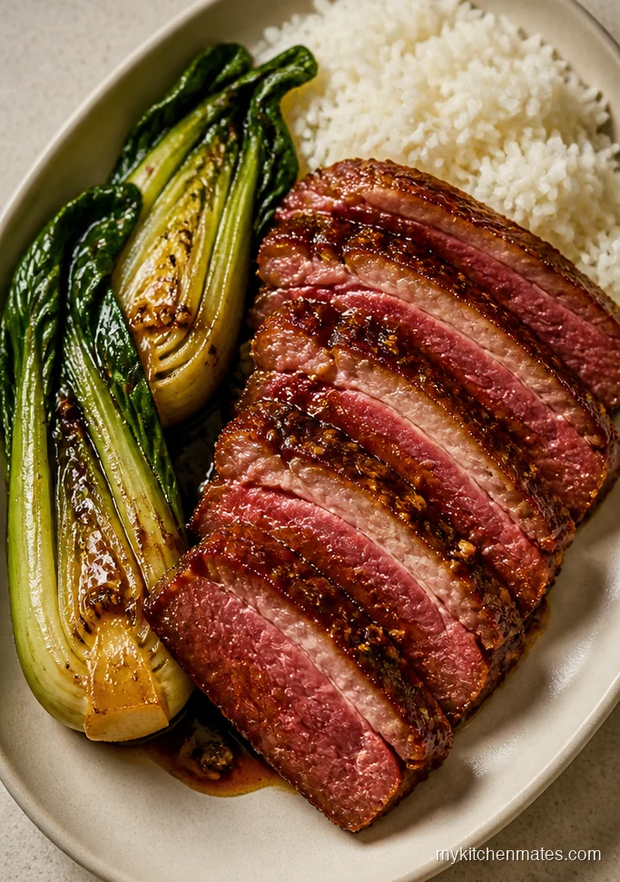 Five Spice Corned Beef and Bok Choy