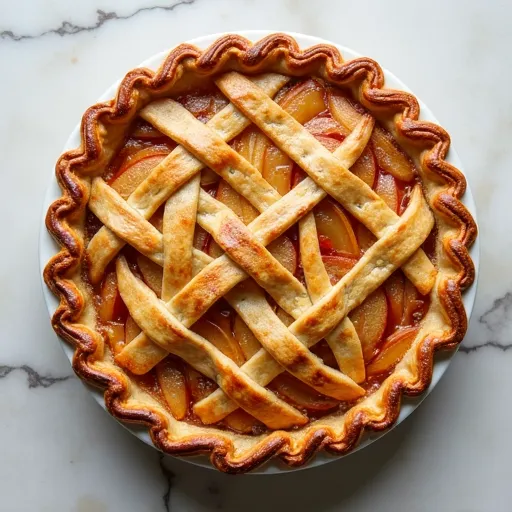 Flaky Lattice-Top Heirloom Apple Pie