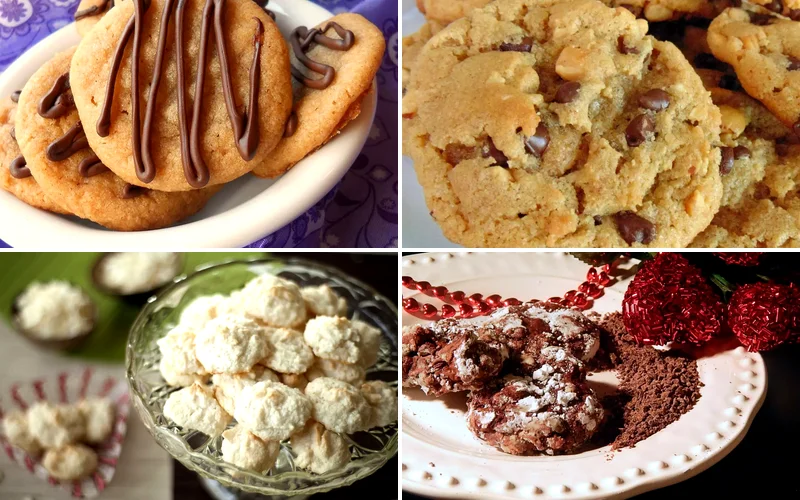 14 No-Flour Cookie Recipes for Any Sweet Craving flourless cookies featured