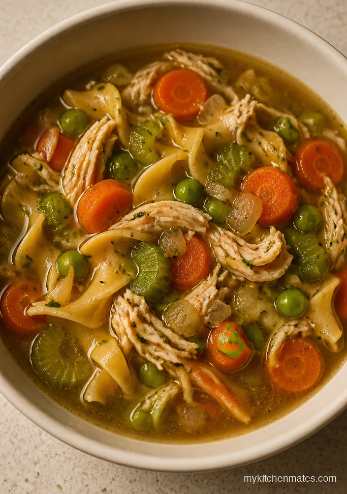 Freezer Meal Chicken Noodle Soup