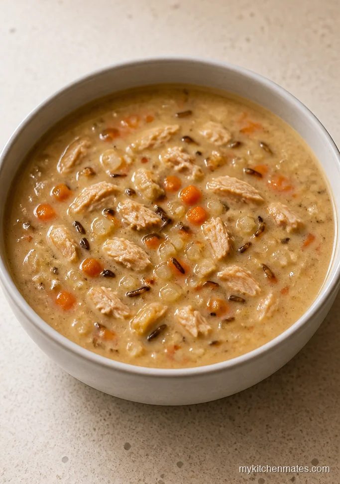 Freezer-Ready Chicken Wild Rice Soup
