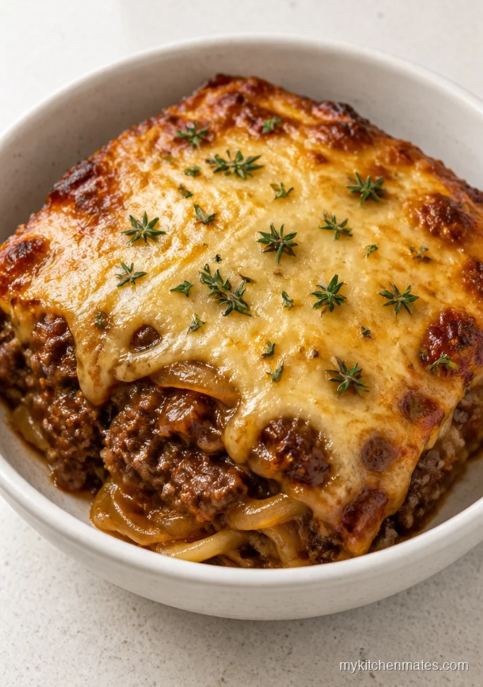 French Onion Beef Casserole