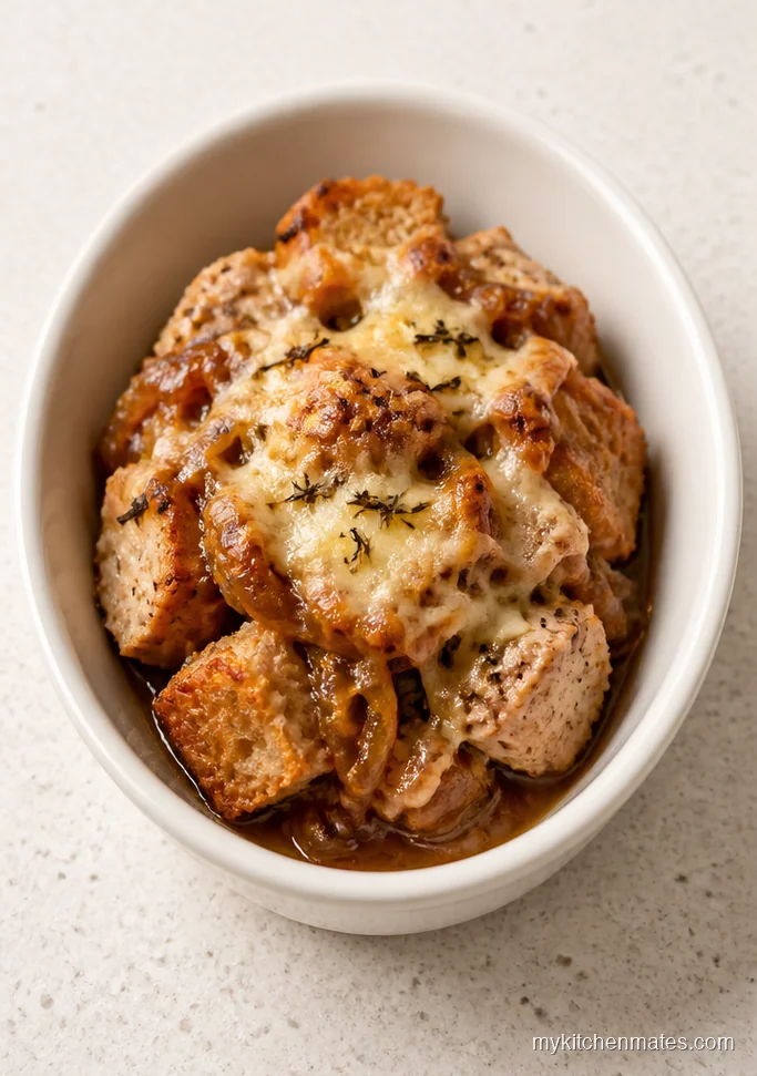 French Onion Chicken Crock Pot Casserole