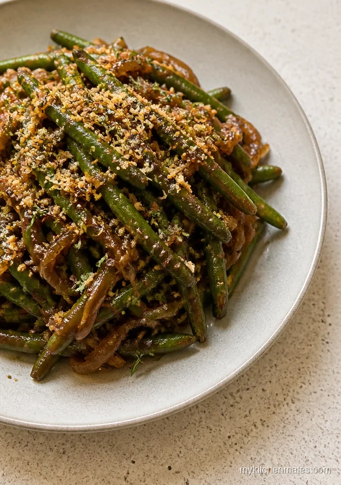 12 Green Bean Casserole Recipes for Busy Holiday Cooks French Onion Green Bean Casserole with Balsamic