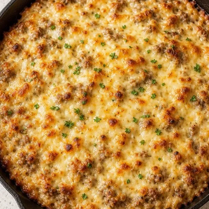 French Onion Ground Beef and Rice