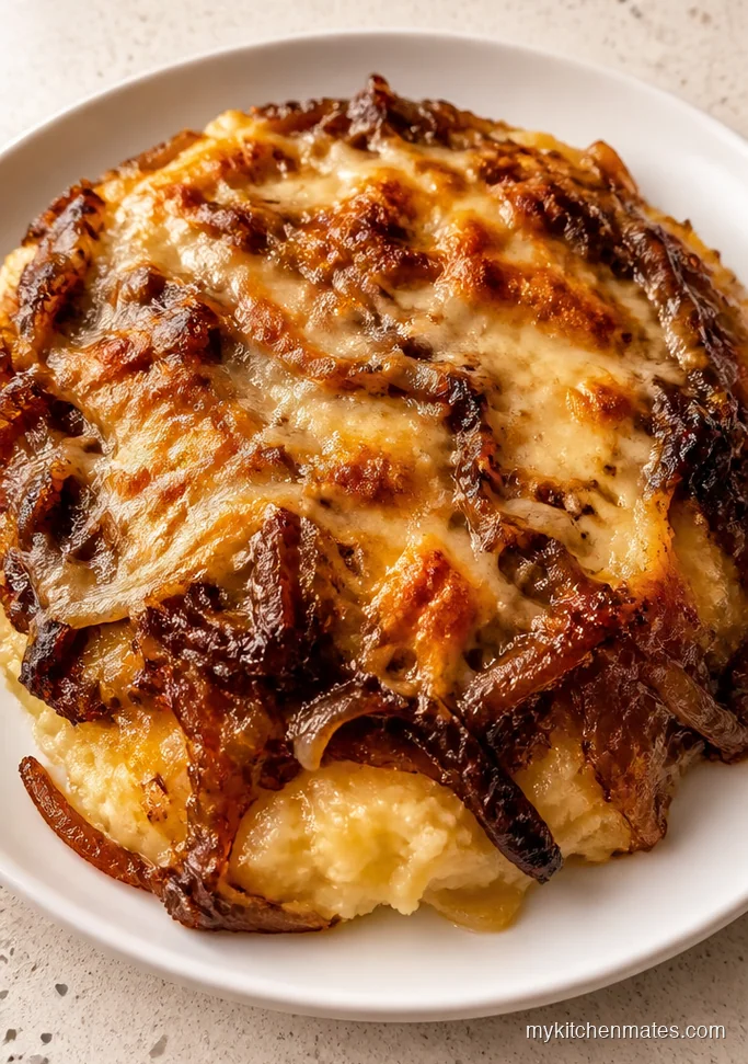 French Onion Mashed Potato Casserole