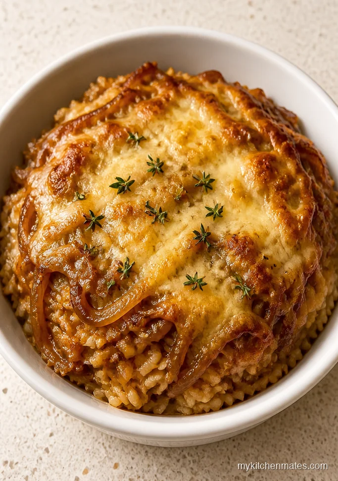 French Onion Rice Casserole