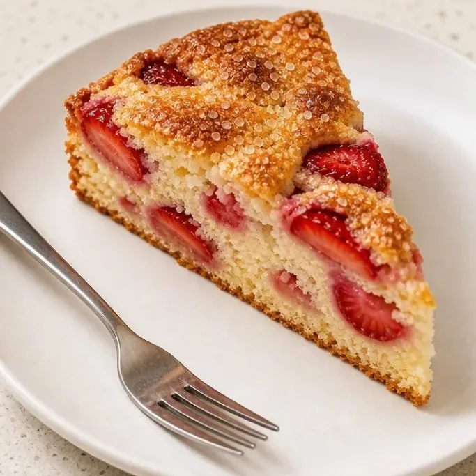 French Strawberry Cake