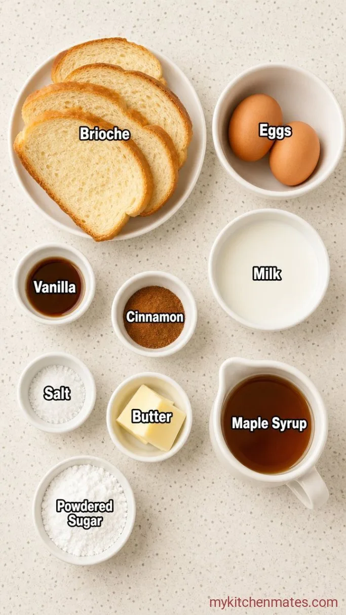 15-Minute French Toast Bites Ingredients