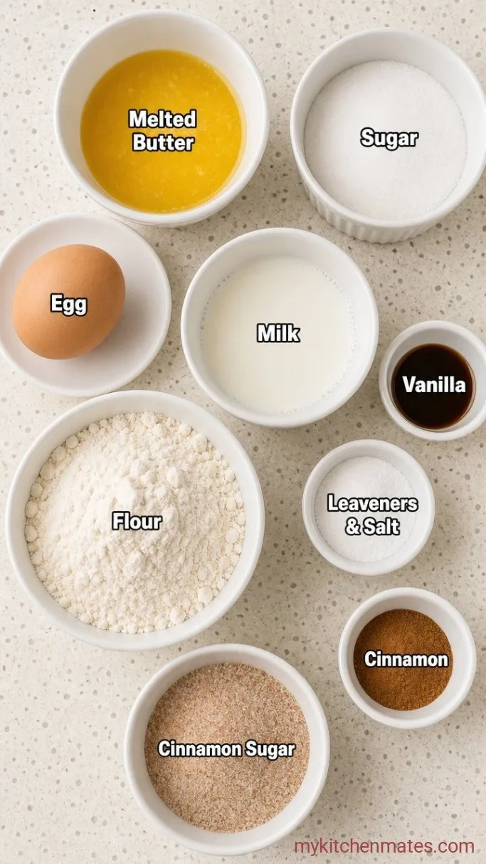 French Toast Cookies (Crispy Edges, Soft Centers) Ingredients