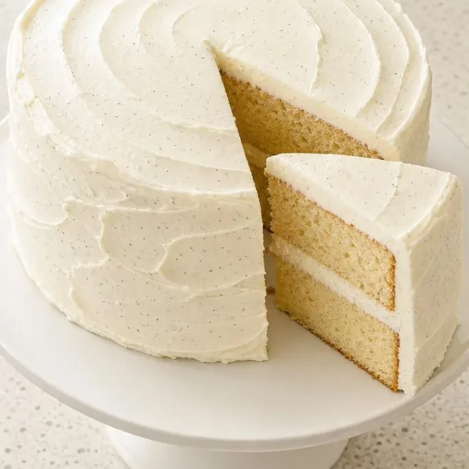 French Vanilla Cake with a Tender Crumb French Vanilla Cake