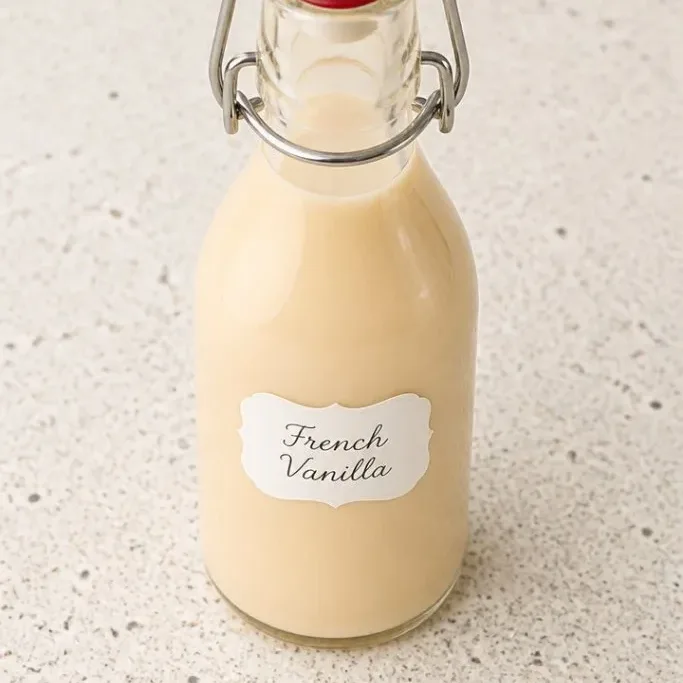 4-Ingredient French Vanilla Coffee Creamer (5 Minutes) French Vanilla Coffee Creamer