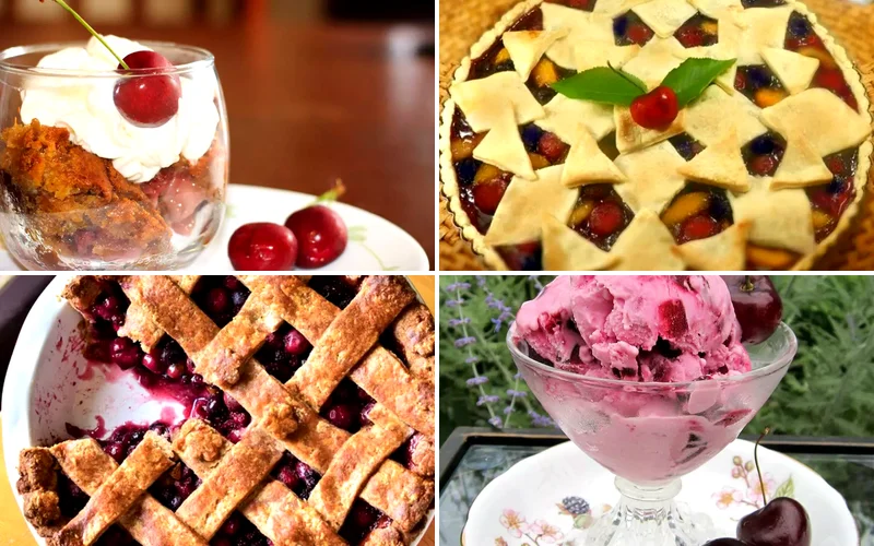 20+ Amazing Summer Cherry Desserts Using Fresh Fruit fresh cherry desserts featured