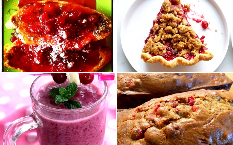 26 Creative Ways to Cook with Fresh Cranberries fresh cranberry recipes featured