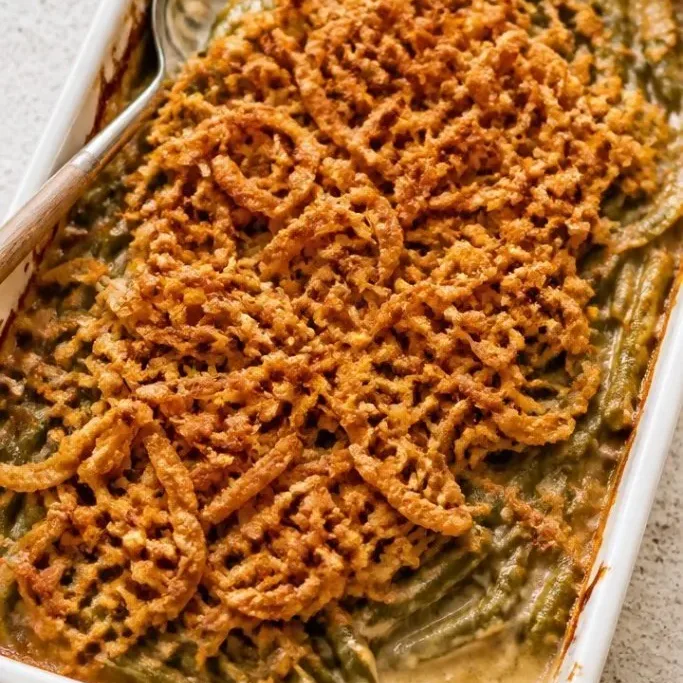 Fresh Green Bean Casserole from Scratch Fresh Green Bean Casserole
