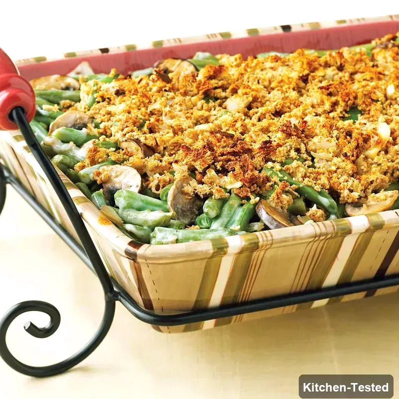 Fresh Green Bean Casserole fresh green bean casserole