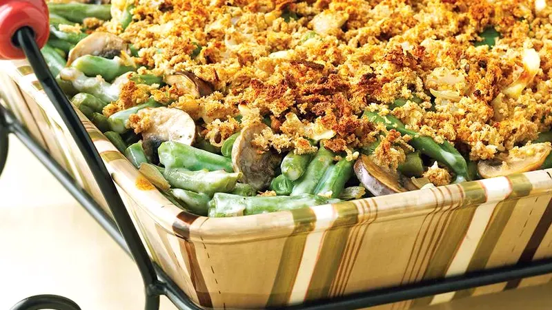 Fresh Green Bean Casserole Food photo of Fresh Green Bean Casserole