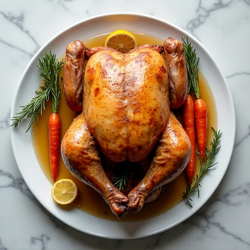 Fresh Rosemary and Thyme Roasted Chicken