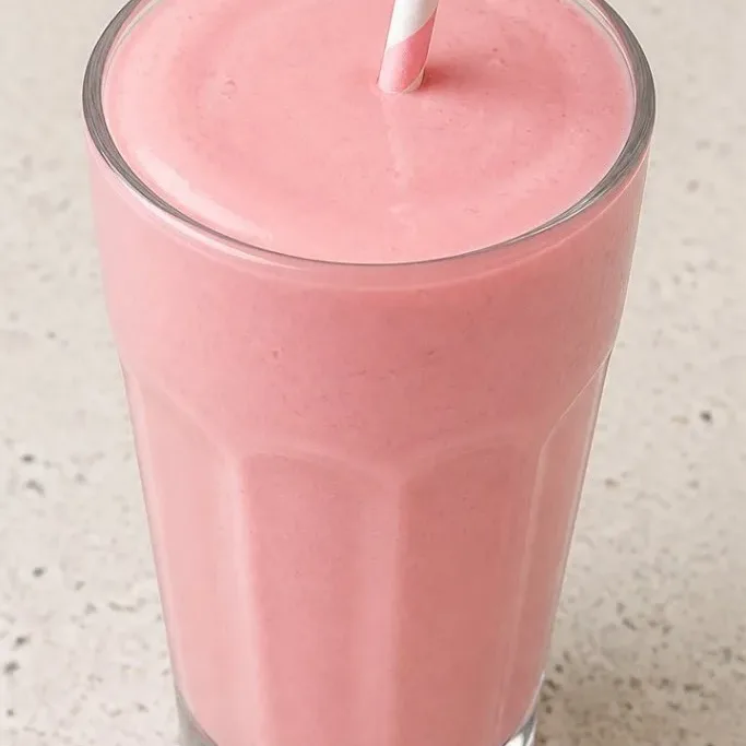 Fresh Strawberry Milkshake