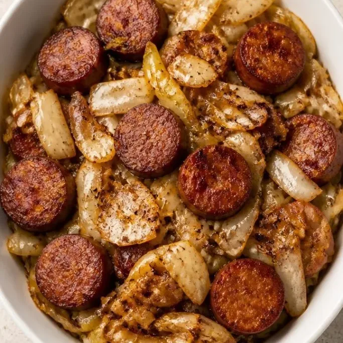 One-Pan Fried Cabbage with Sausage Fried Cabbage with Sausage