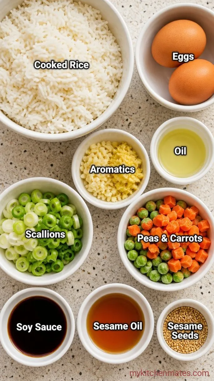 15-Minute Fried Rice Bowl Ingredients