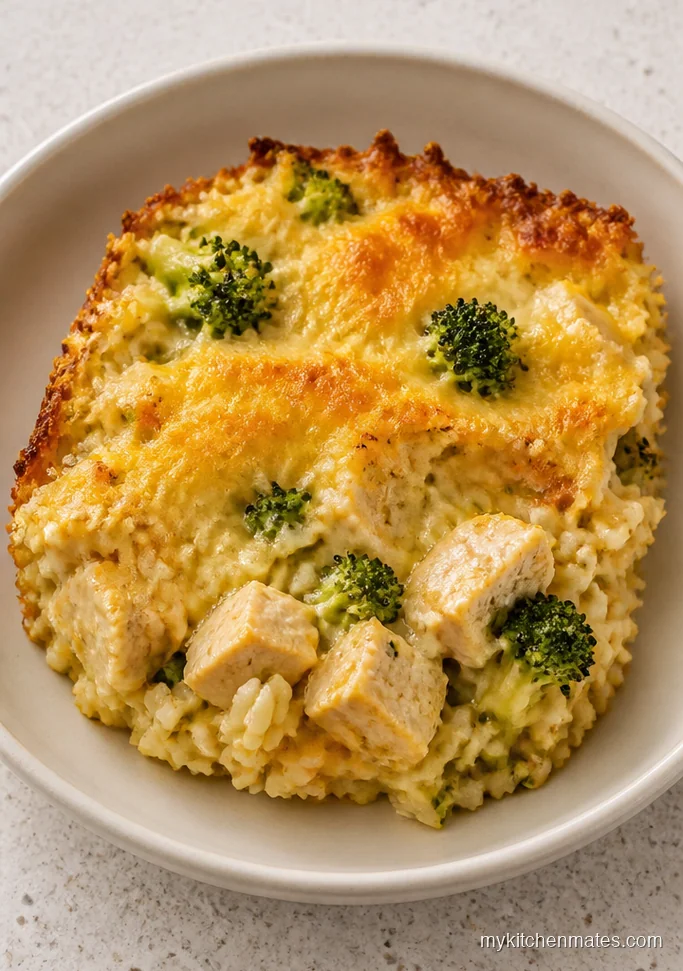 From Scratch Chicken Broccoli Rice Casserole