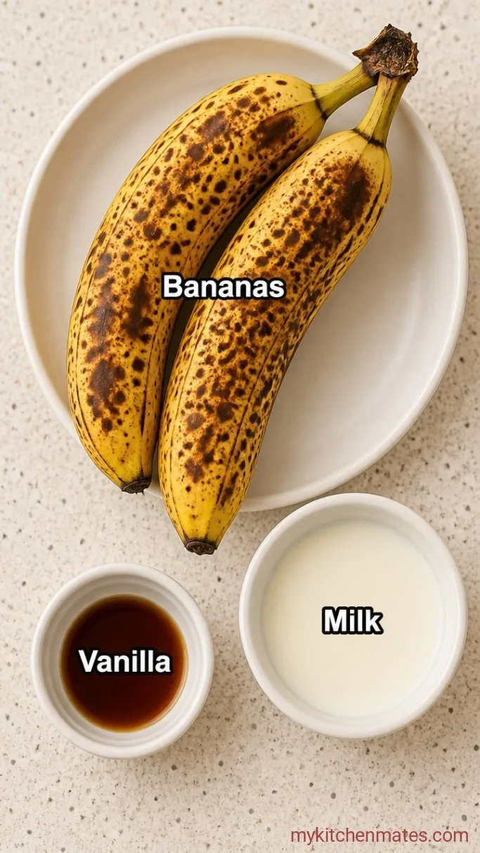 5-Minute Frozen Banana Ice Cream (3 Ingredients!) Ingredients