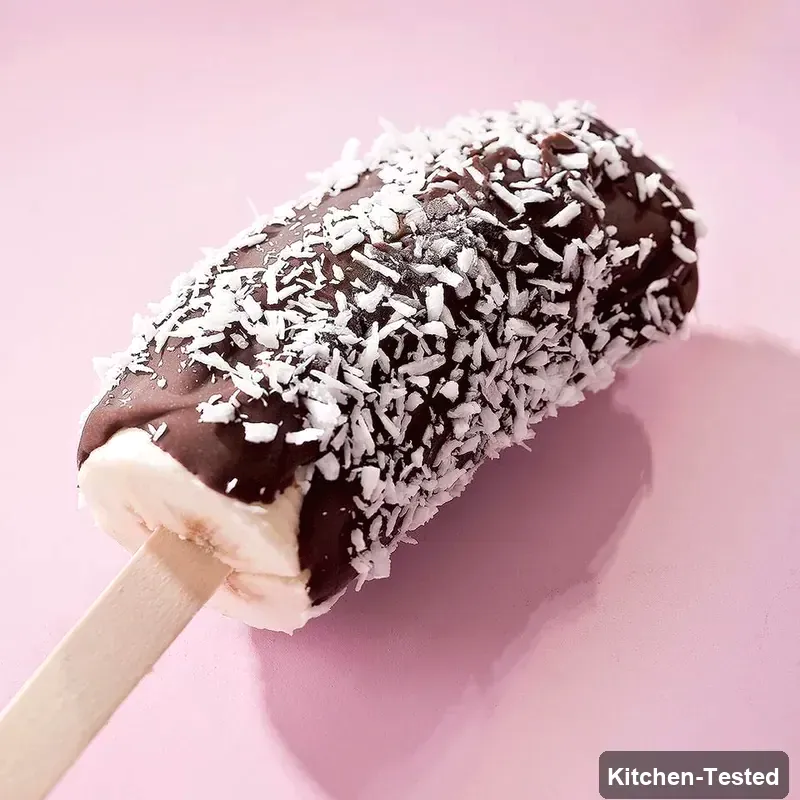 frozen chocolate covered banana pops