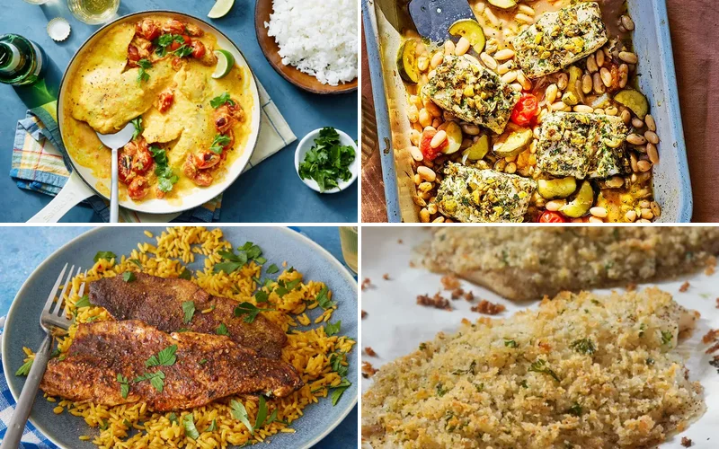 10 Easy Frozen Tilapia Recipes You'll Actually Make on a Weeknight frozen-tilapia-recipes collage
